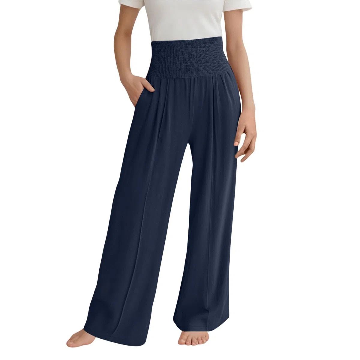 Generisch Pantalon de loisirs streetwear, pantalon de loisirs, jambes larges, pantalon de survêtement décontracté léger pour fille