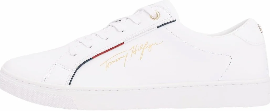 Tommy Hilfiger Baskets Cuvette Femme Tommy Signature Chaussures