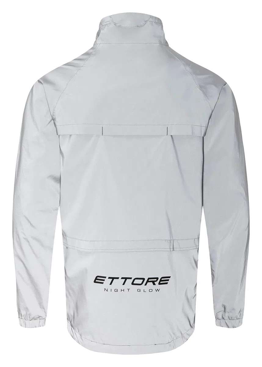 Ettore Veste De Vélo De Couleur Argent Pour Homme Aérée Étanche Haute Visibilité Et Réfléchissante - Night Glow