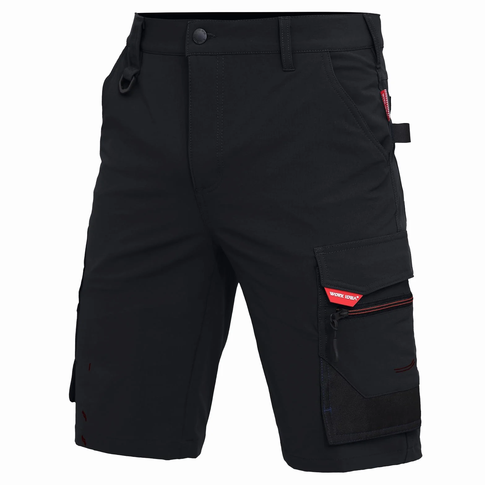 WORK IDEA Short de Travail Stretch pour Homme - Coupe ajustée - Élégance résistante pour Les Plus Hautes