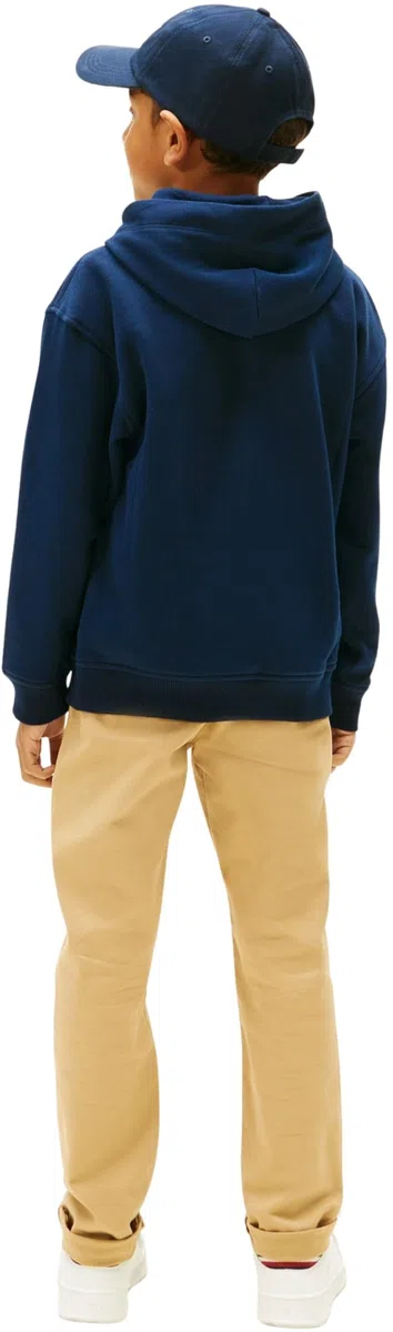 Tommy Hilfiger Monotype Print Hoodie Kb0kb10028 Sweat à Capuche Garçon (Lot de 1)