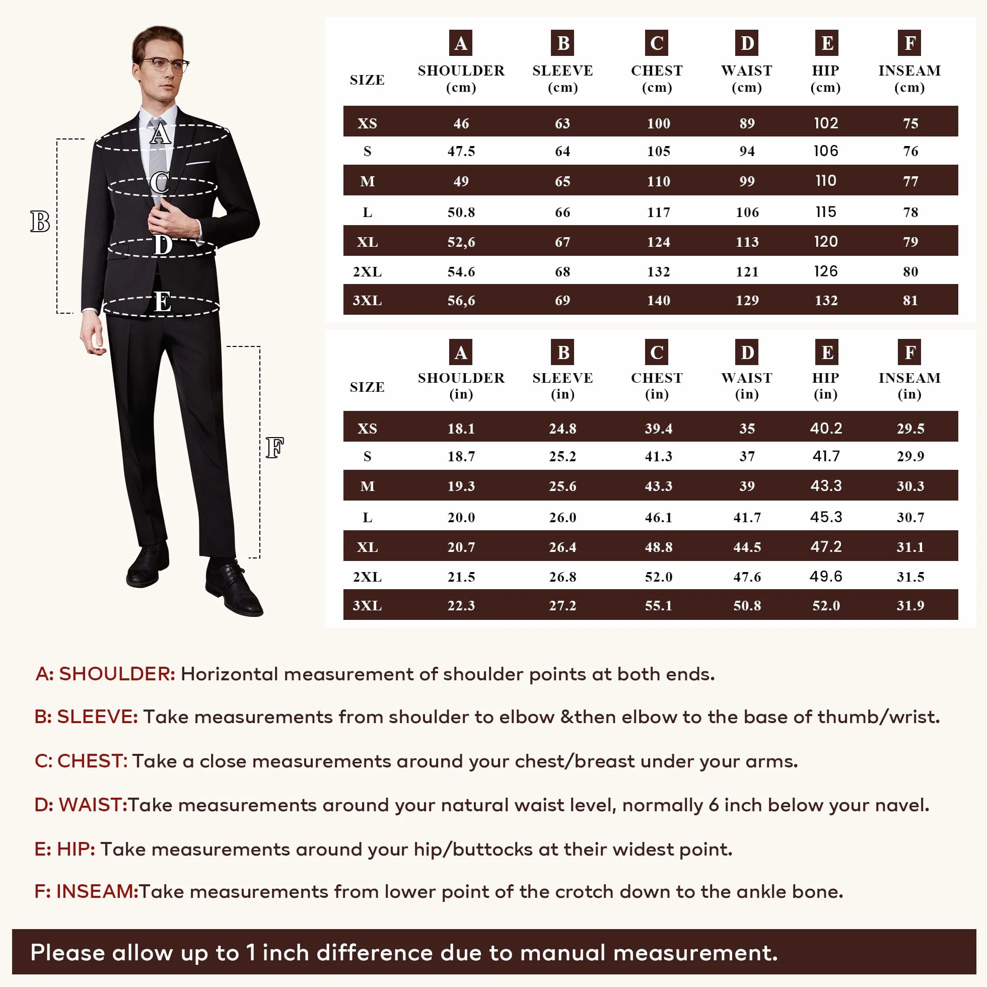 Costume Homme 2 Pièces Slim Fit Costume Business 2 Boutons Formel Mariage Élégant Veste Pantalon Travail Bureau Cérémonie