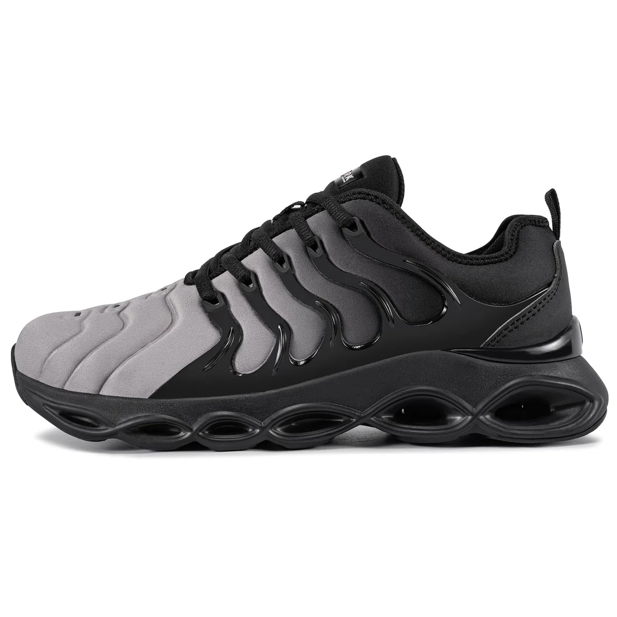LARNMERN Chaussures de Sécurité Femme Légères Embout Acier Respirantes Noir Gris 38.5 EU