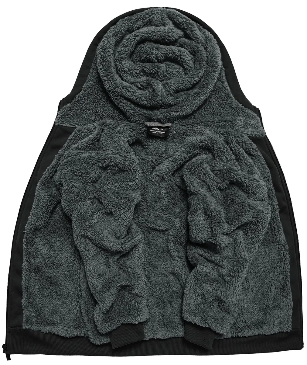 LLdress Veste Polaire Garçon Sweat à Capuche avec Zipper Enfants Hoodie Chaud Causal Hiver Ourdoor Veste d'hiver avec Doublure Hooded Jacket Pullover Automne