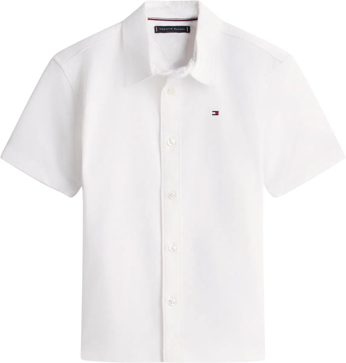 Tommy Hilfiger Stretch Oxford Shirt SS Kb0kb09554 Chemises Garçon (Lot de 1)