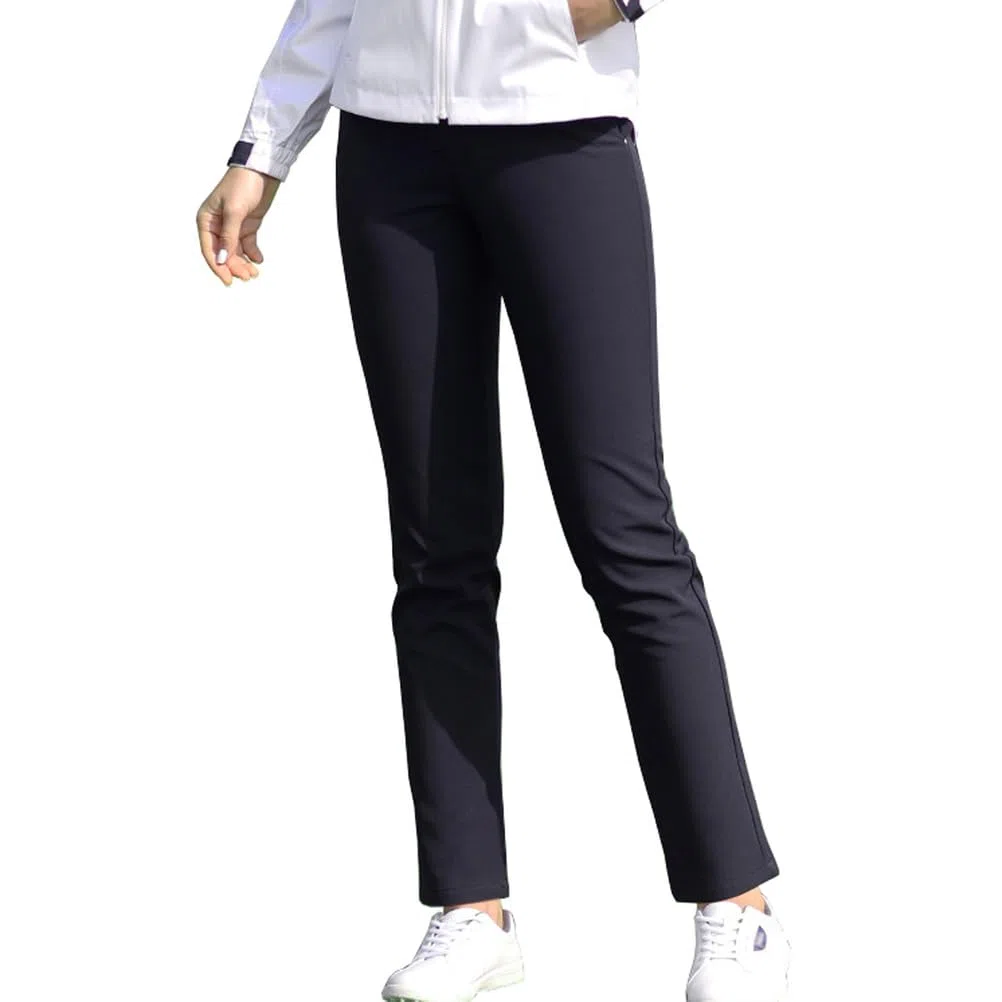 Pantalon De Golf pour Femme en Polaire d'hiver Pantalon Slim Chaud Pantalon De Travail Extensible Et Décontracté