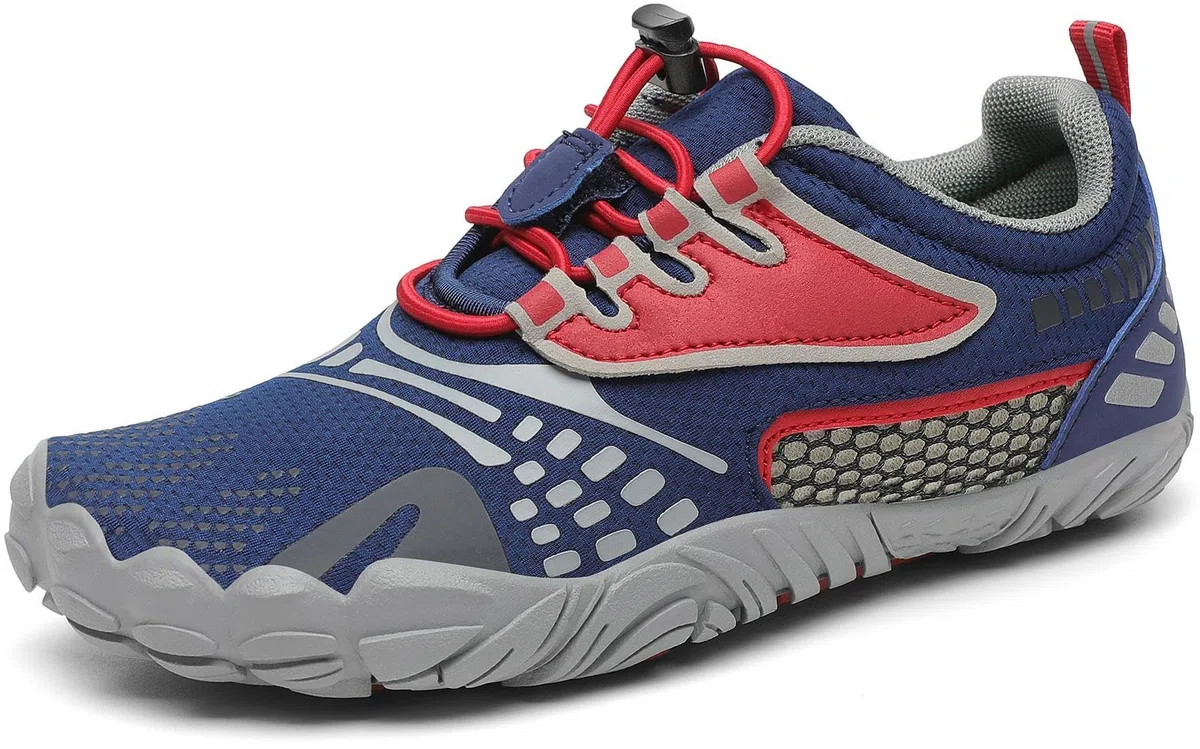 SAGUARO Chaussures de Trail Running Enfants Chaussures Minimalistes Antidérapantes Respirantes pour Garçons et Filles