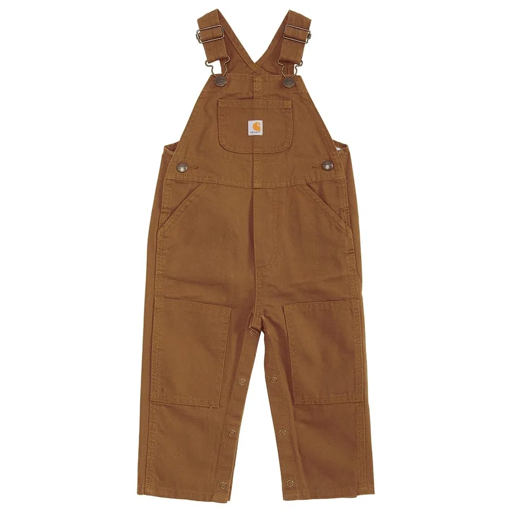 Carhartt Salopette en toile pour bébé garçon Marron Taille nouveau-né