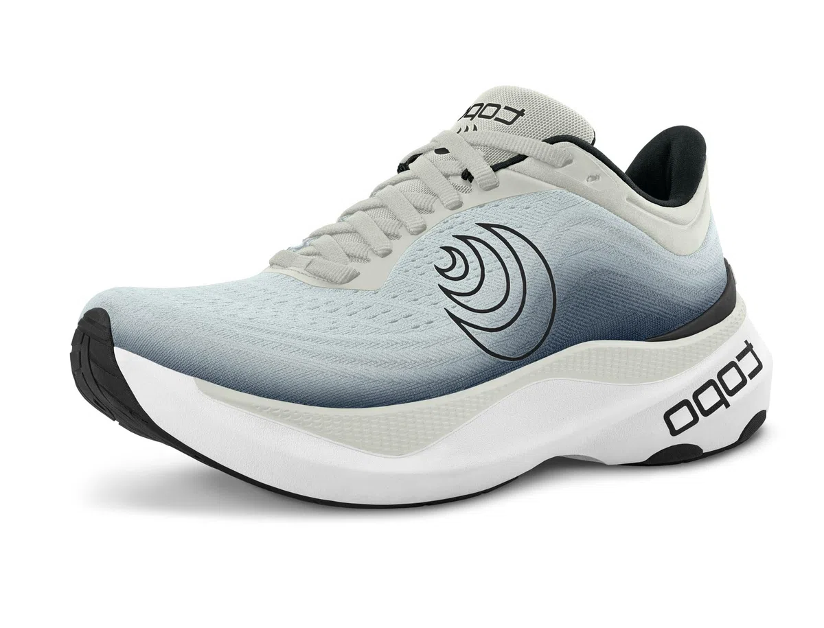 Topo Athletic Hommes Aura Chaussure De Running avec Stabilisateurs Chaussures De Running Black/Charcoal - Noir