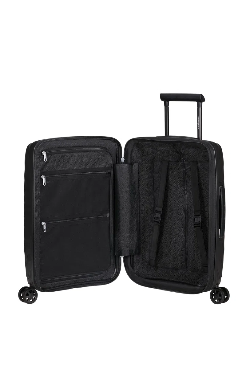 Samsonite Neo Flux - Spinner M, Valise Extensible, 68 cm, 86/96 L, Noir (Black)