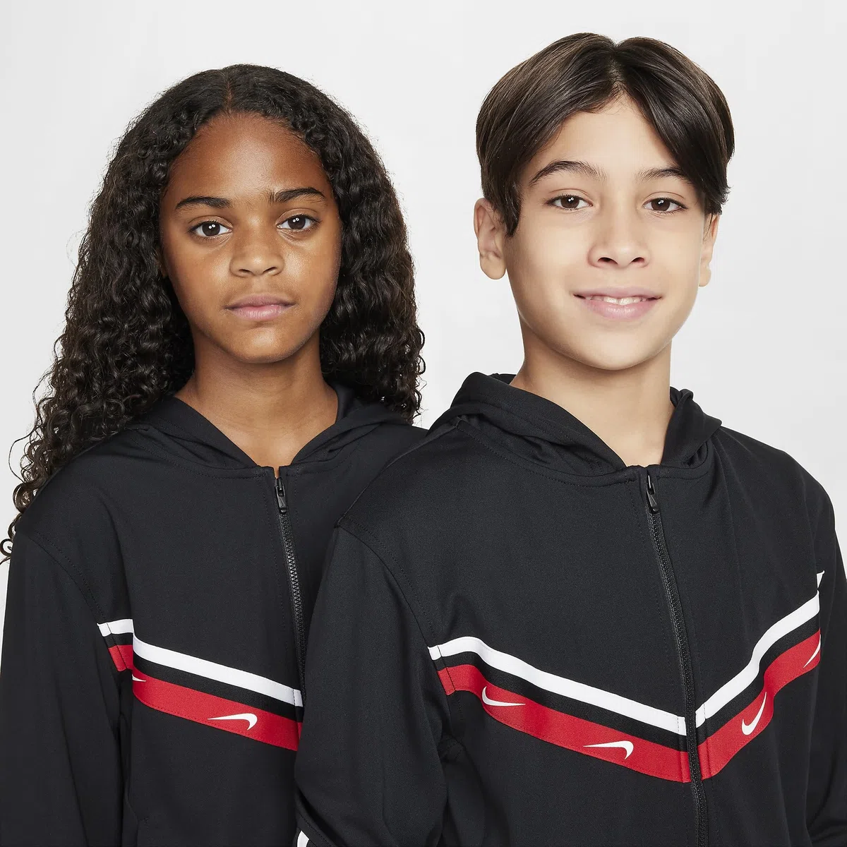 Nike K NSW Club+ Poly Fz Hoodie Jacket Mixte Enfant