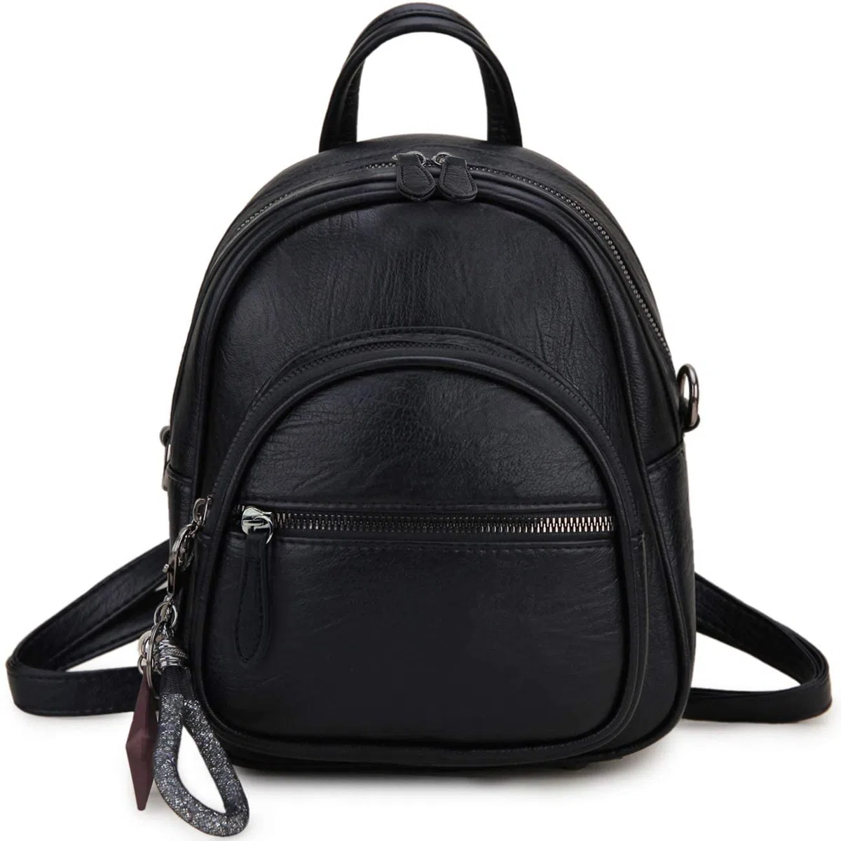 VX VONXURY Mini Sac à Dos Femme Sac à Dos Cuir Femme avec Bandoulière Amovible Petit Sac à Dos Femme pour Casuels