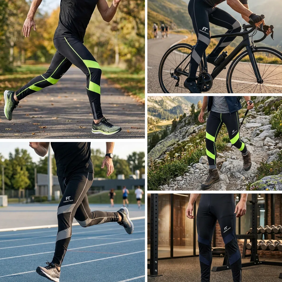 Pantalon de cyclisme tendance pour homme - Coolmax rembourré - Fabriqué en matériau Roubaix très élastique et dense pour de longues promenades à vélo confortables - Disponible en 5 modèles accrocheurs