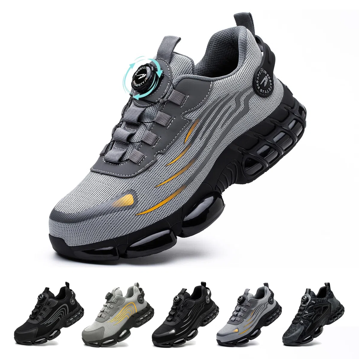 Chaussures de Sécurité Homme Femme Légère Basket Securite Antidérapante Mode Confortable Chaussures de Travail Respirantes 36-48 EU