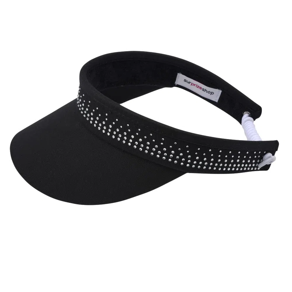 Surprizeshop Womens Golf Embellished Crystal Visor - Visière - Femme