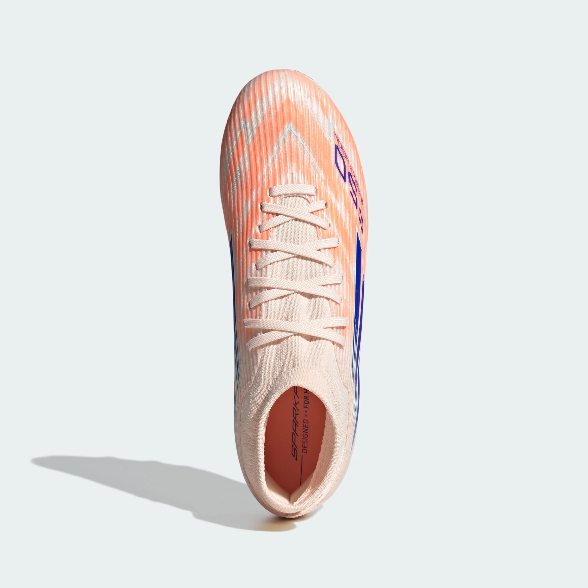 adidas Chaussures de Football Sparkfusion Elite F50 pour Femme - Sol Fixe/Gazon Artificiel, Orange, 40 EU