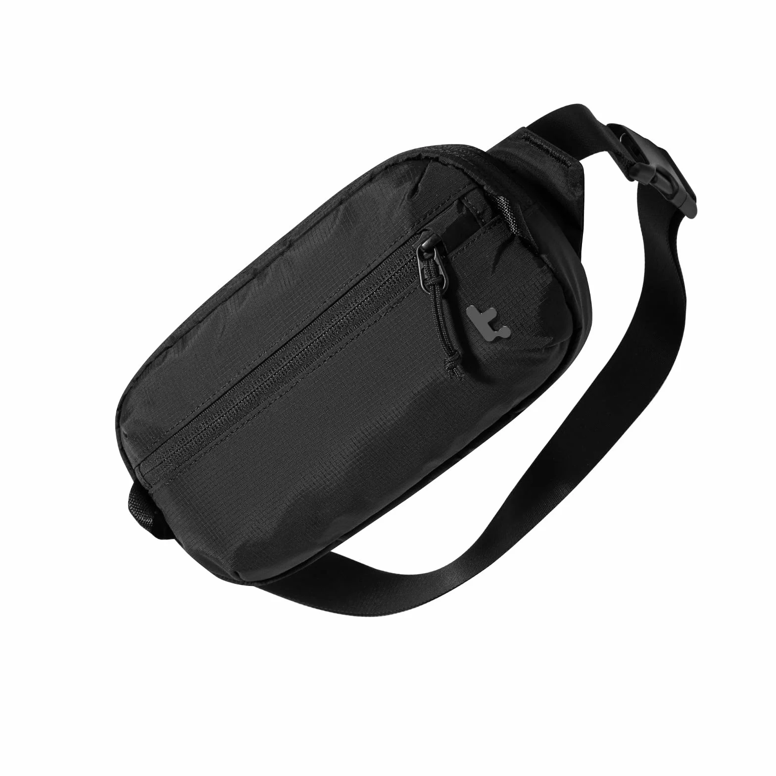 tomtoc 1,5L Sacoche Bandouliere avec Protection RFID, Sac Bandoulière Léger et Imperméable pour Hommes et Femmes, Petite Sacoche de Voyage Quotidien, Sac de Poitrine Sling Bag Noir