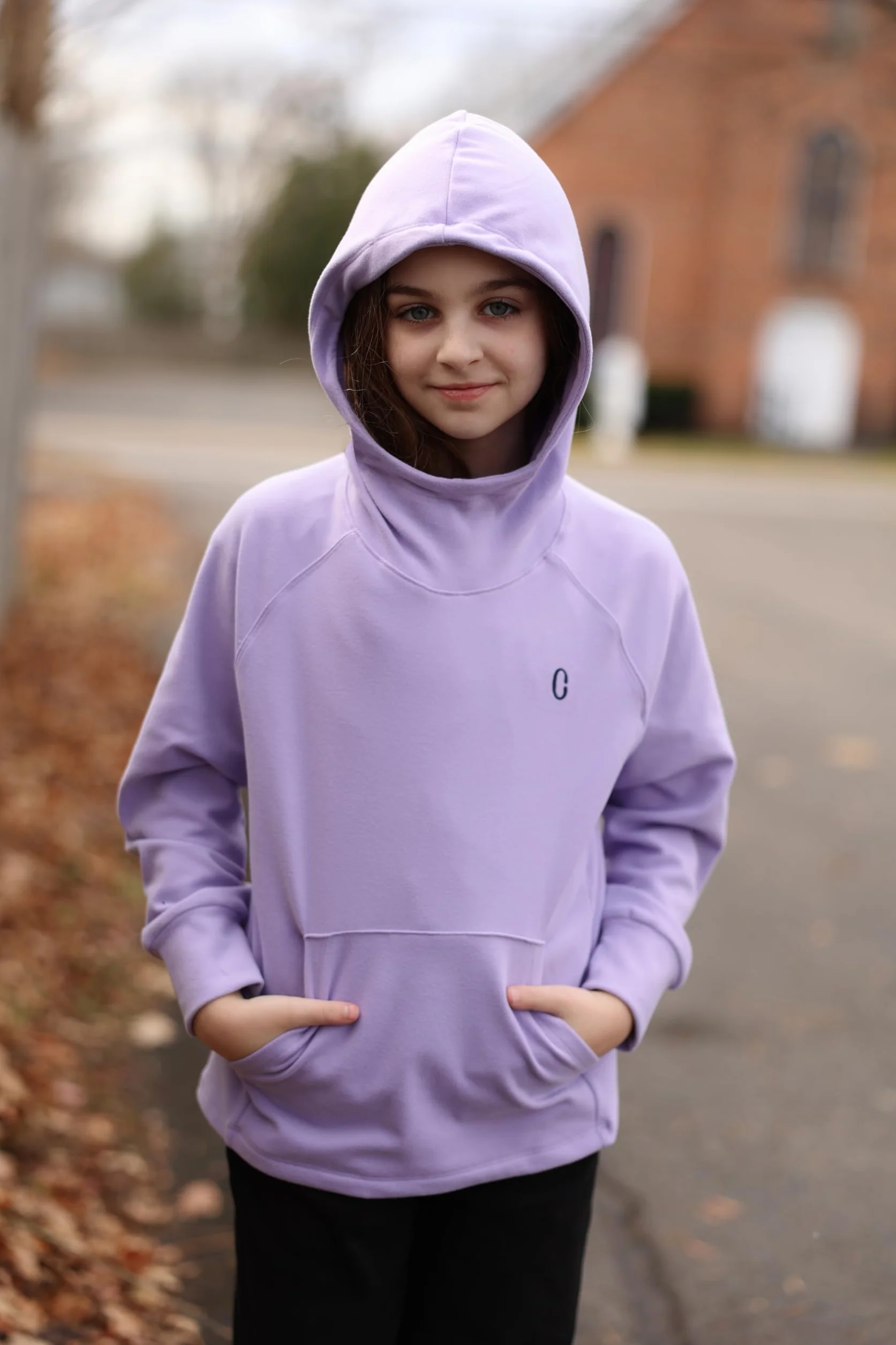 Rolanko Sweats à Capuche Filles Polaire Pulls Manches Longues Confortables Légers Pulls à Capuche avec Poche, Vêtements de Sport Chauds pour Enfants