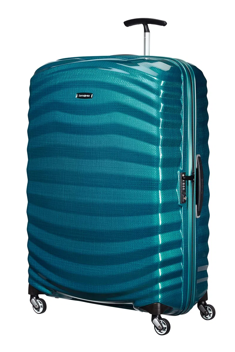 Samsonite Lite -Shock - Spinner XL Suitcase, 81 cm, 124 L, Bleu (Bleu à Essence)