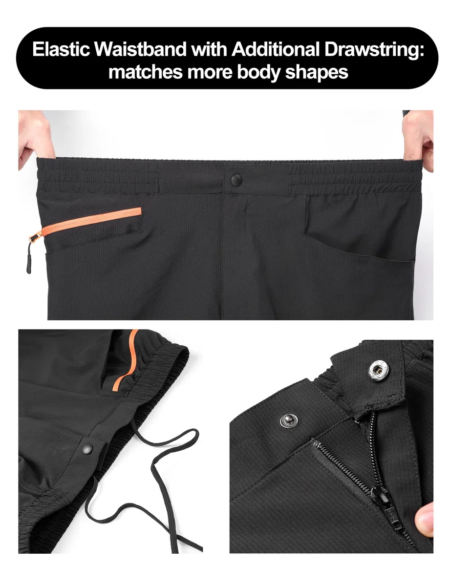INBIKE Pantalons Sport pour Randonnée Course Vélo Esclade Moto Exterieurs Pantalons de Pluie Réfléchissants LP702
