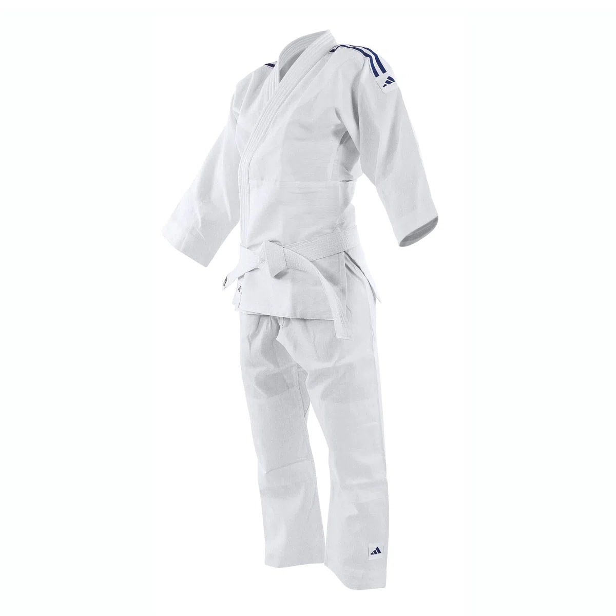 Adidas 200 Evolution Kimono de Judo Homme - J200 T110/120- ADIJ200E - Blanc, FR : S (Taille Fabricant : 110/120)