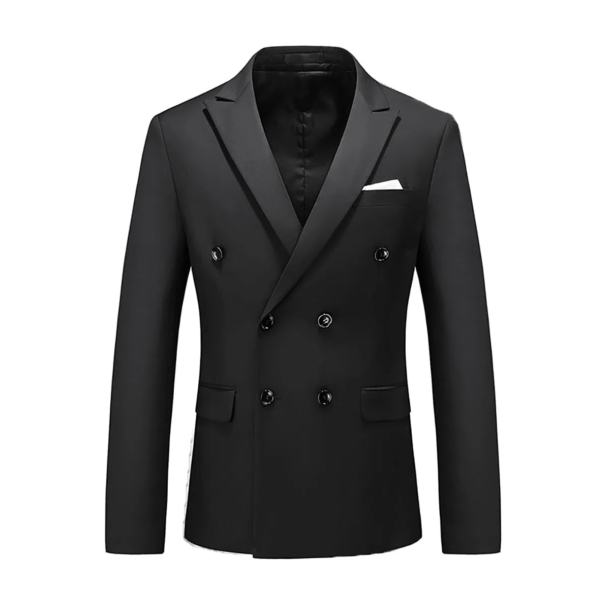 2025 Hommes Robe Slim Fit 2 Pièces Double Poitrine Business Mariage Bal Smoking Robes Veste Pantalon, Pour Événements, En Velours, Vêtements Coton Modernes Confortables, Complet de Cérémonie