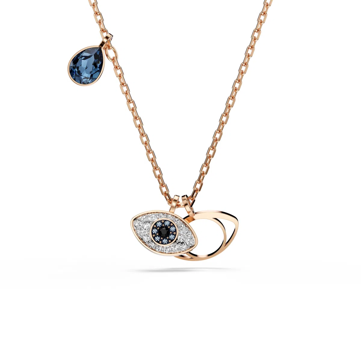 Swarovski Symbolica Collection Œil Multicolore Plaqué ton or rose