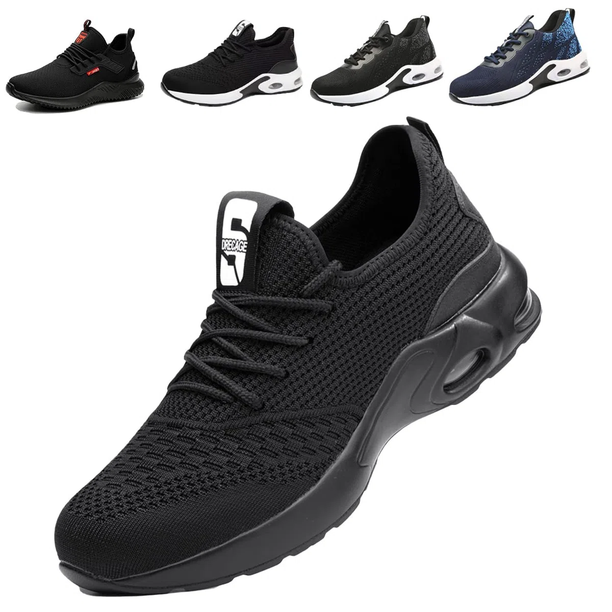Chaussure de Securité Homme Femme Legere Baskets Securite Chaussure de Travail Vec Embout de Protection en Acier Chaussure de Chantier