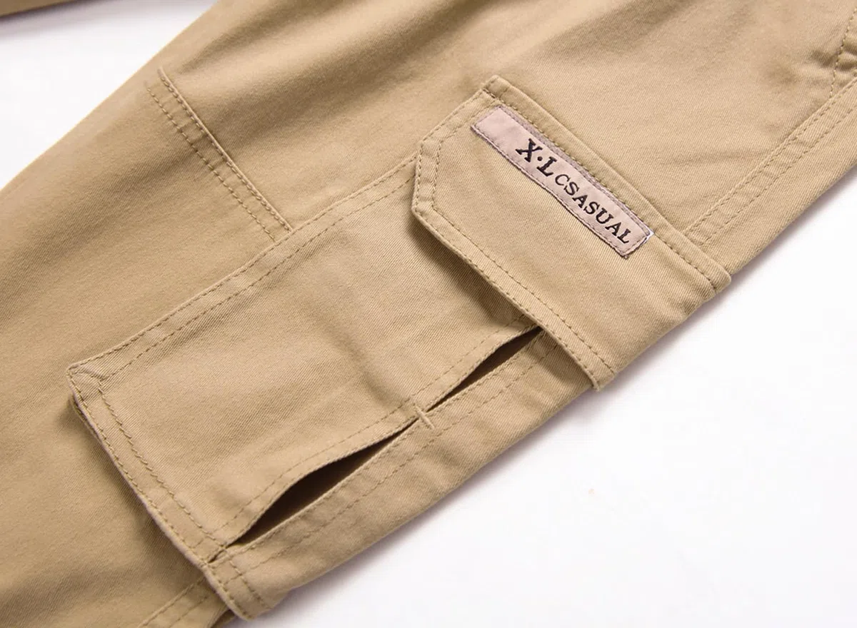 YoungSoul Pantalon Cargo Garçon - Jogging Slim Enfant - Pantalon Taille Élastiquée