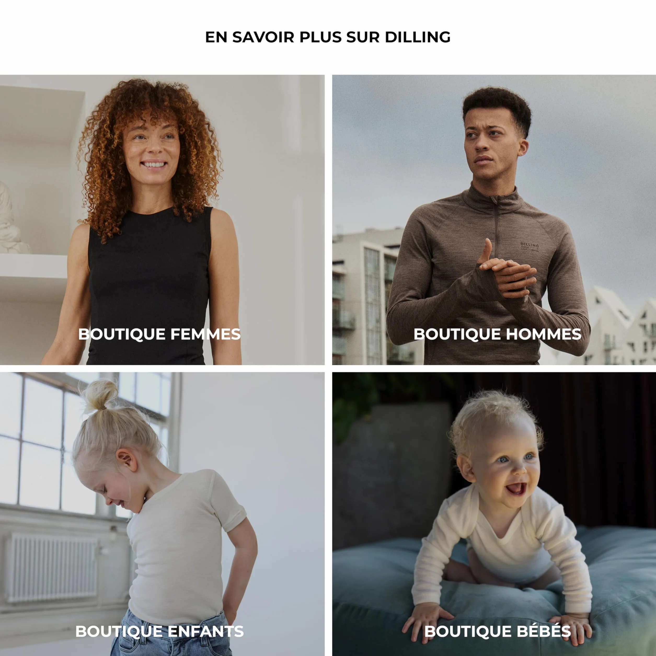 DILLING Legging pour Enfant, en Laine Bio et Soie Nature