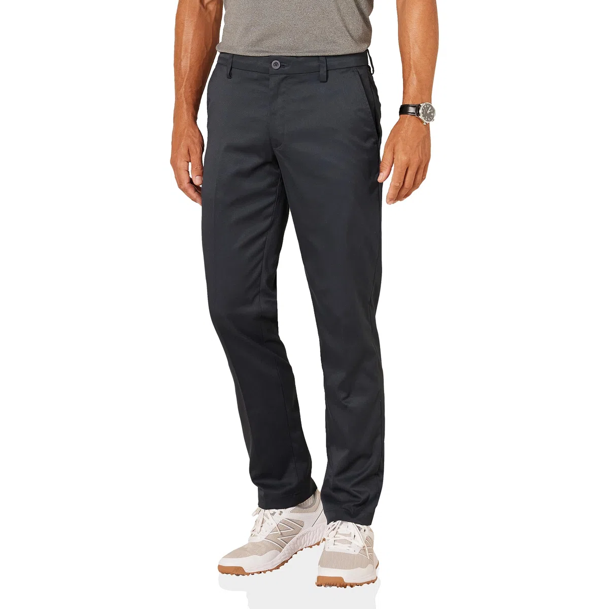 Amazon Essentials Pantalon de Golf Gardant son Extensibilité Toute la Journée, Coupe Ajustée Homme