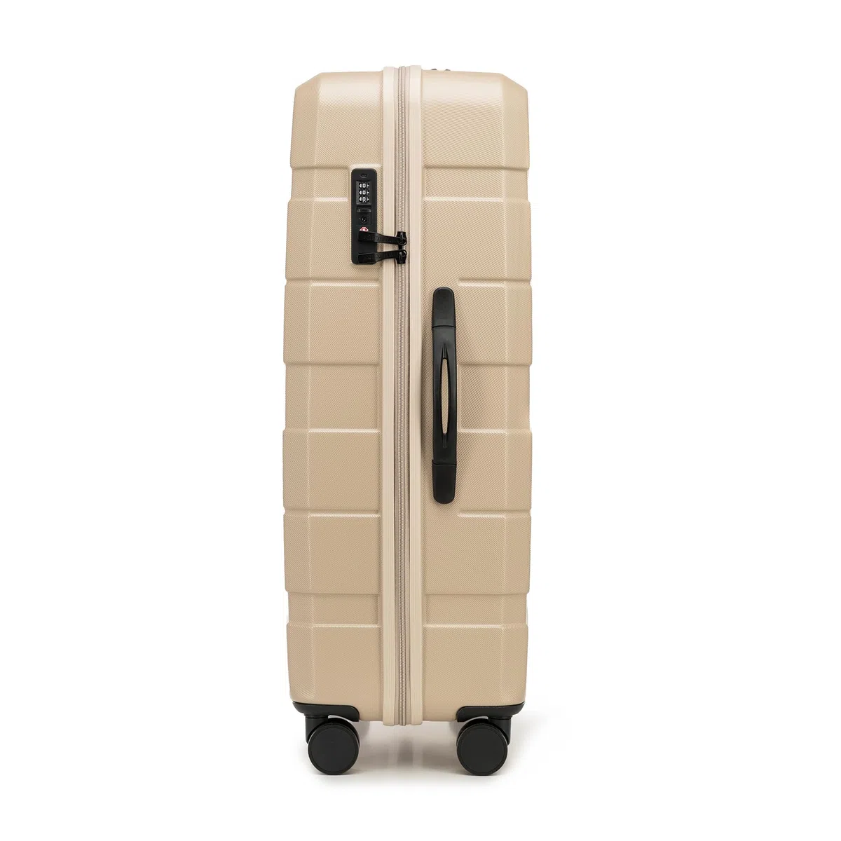WITTCHEN Valise de Voyage Set de 3 valises Valise à roulettes Bagages à Main en ABS avec 4 roulettes pivotantes Serrure à Combinaison Poignée télescopique COMODO Line Beige