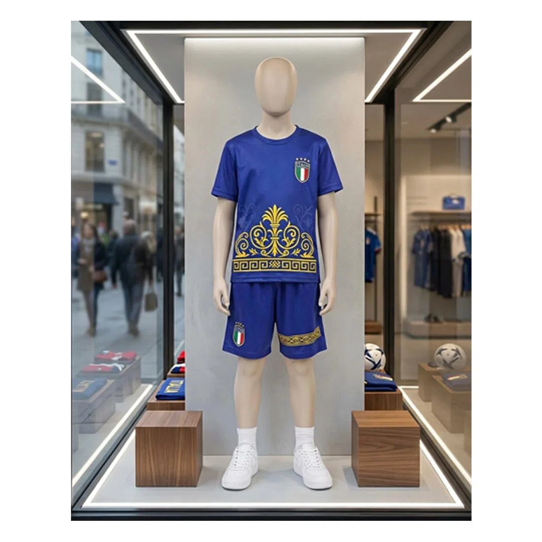 T-shirt et short de sport pour garçons et filles de 4 à 14 ans - Short d'été pour le sport et le football - Cadeau idéal pour l'école