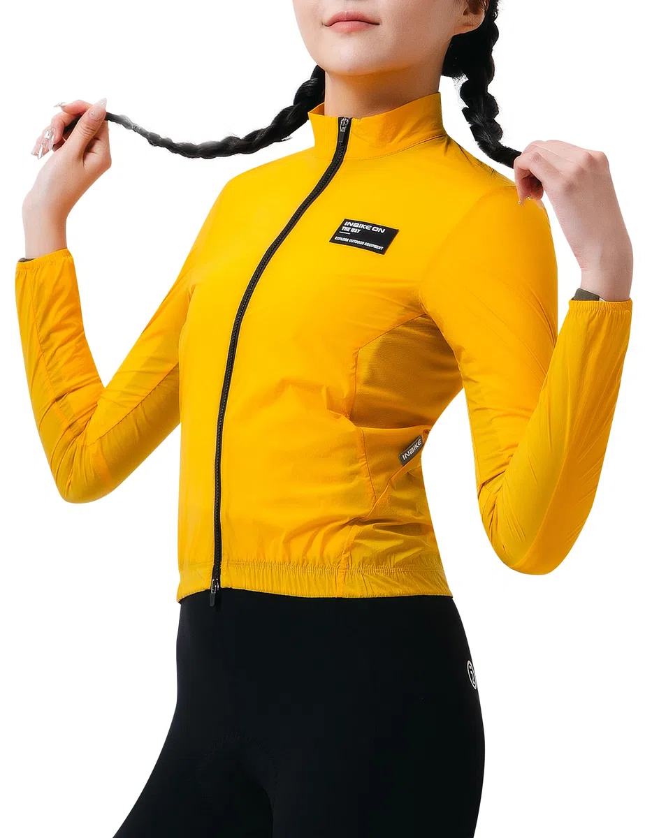 INBIKE Veste Coup Vent Femme Protection Uv SPF50+ Léger Pour Vélo Course à Pied Trekking Randonnée Vie Quotidienne KY466
