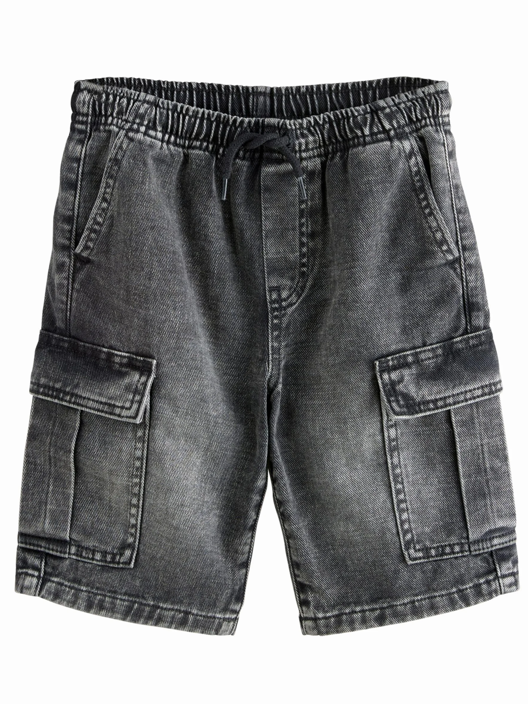 NEXT Garçon Short Cargo en Jean 100% Coton, Lot de 2