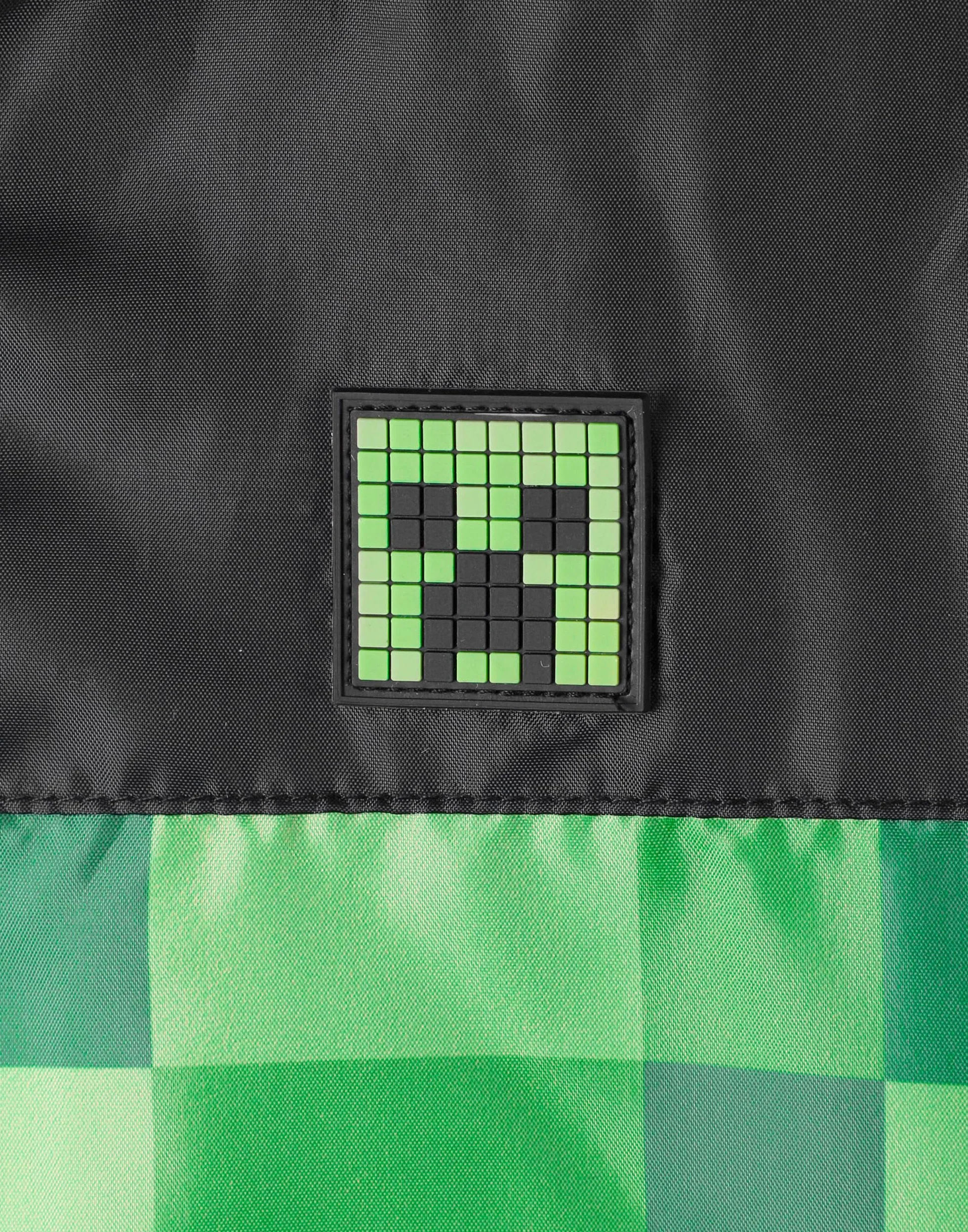 Minecraft garçons Creeper doublé polaire Raincoat Veste à capuche