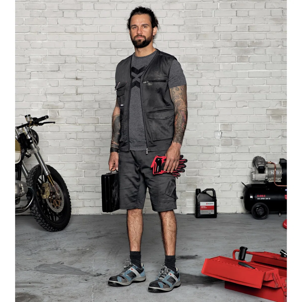 WüRTH MODYF Bermuda de Travail Stretch X Anthracite