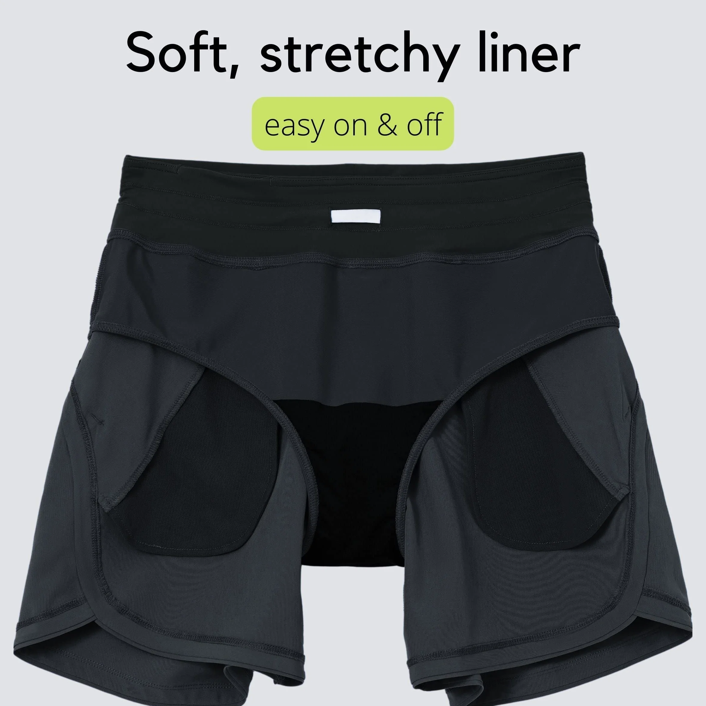 WILLIT Short de bain à séchage rapide pour femme 5" avec poches doublées