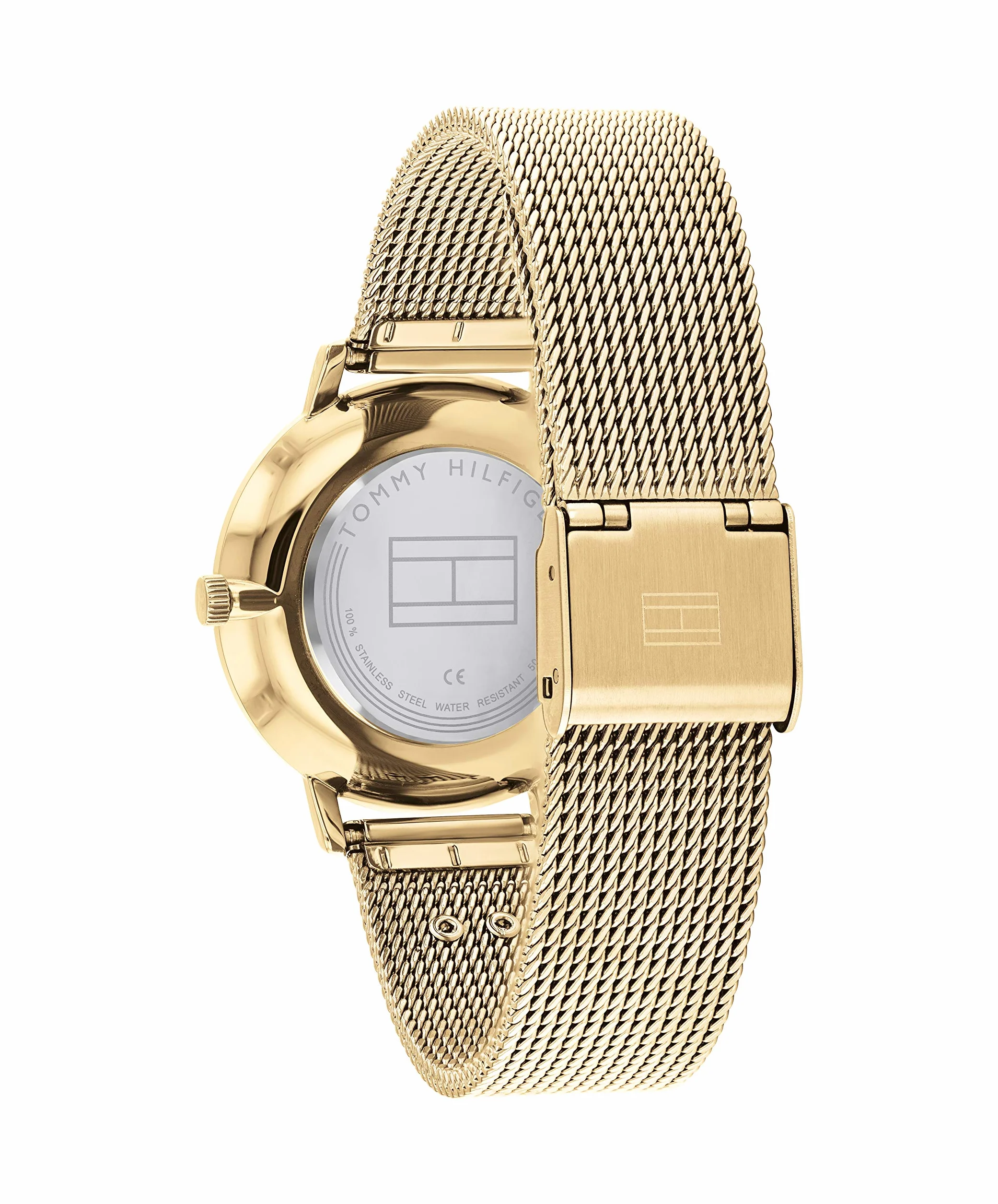 Tommy Hilfiger Montre Analogique à Quartz pour Femme avec Bracelet Milanais en Acier Inoxydable - Disponible en Argent, Or, Or Rose ou Bleu Marine