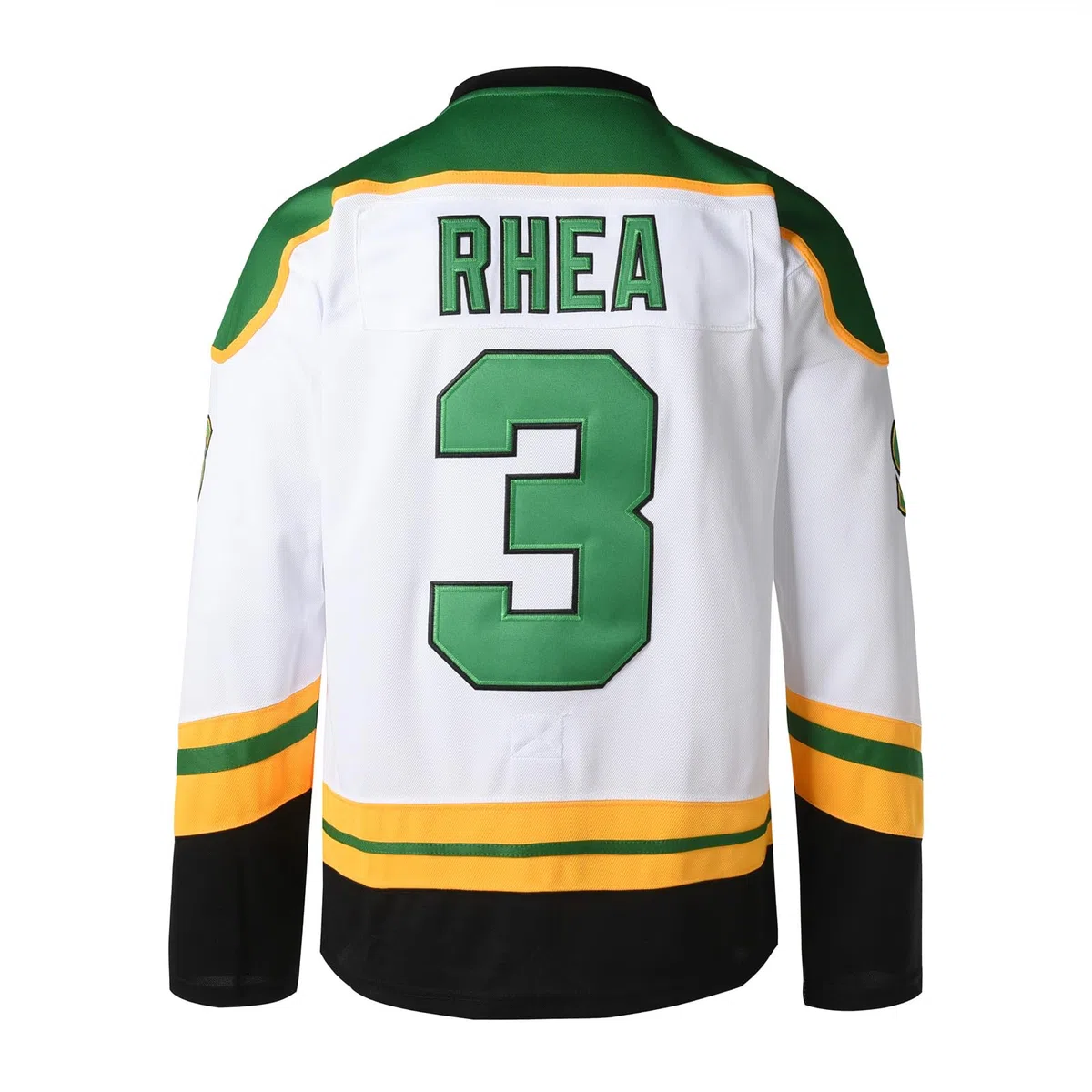 Maillot de hockey sur glace Ross The Boss #3 Rhea pour homme avec écusson EMHL