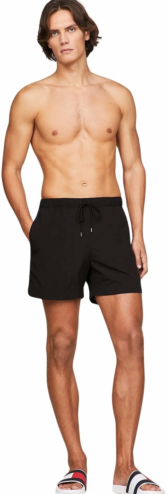 Tommy Hilfiger Short de Bain Homme Medium Drawstring avec Logo