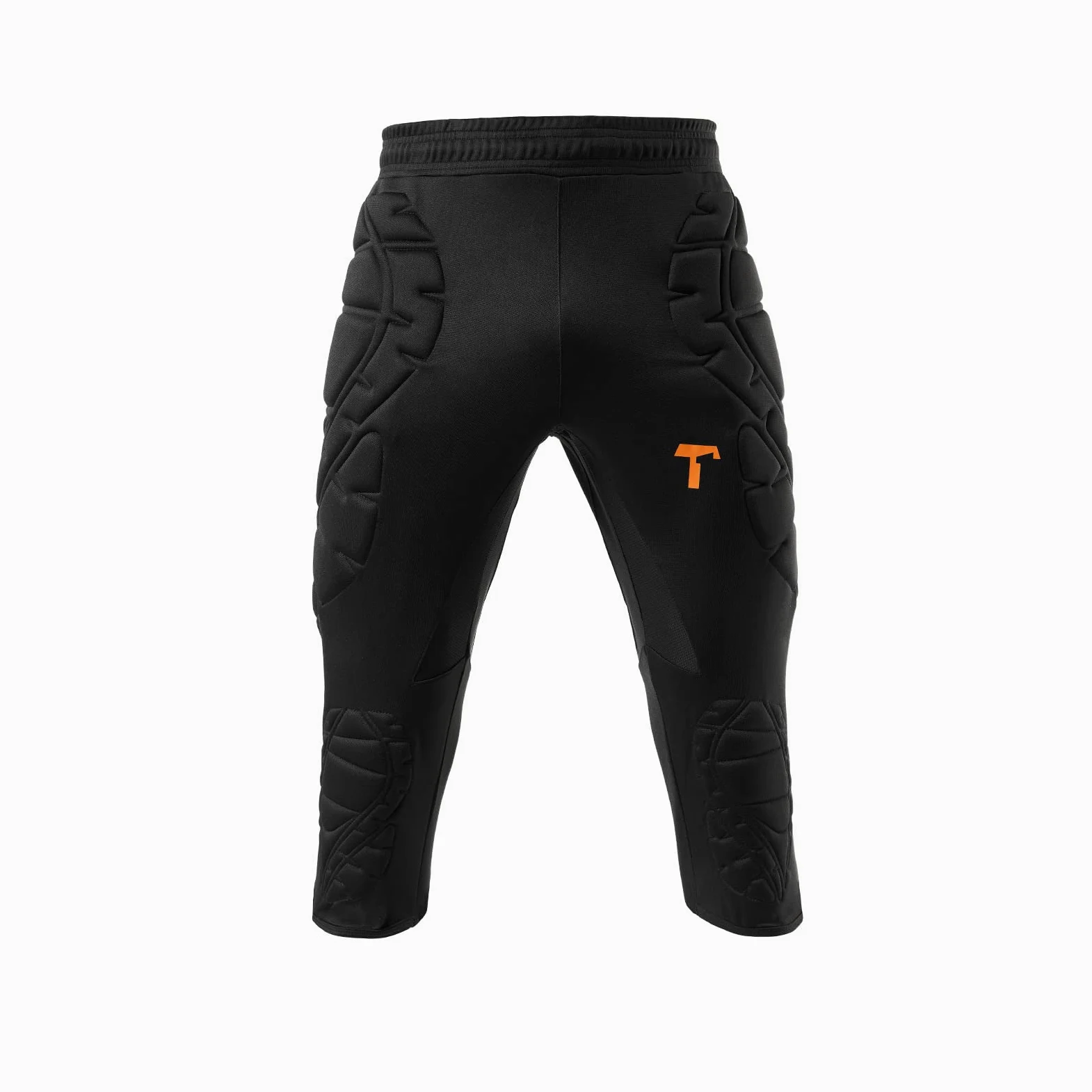 T1TAN Pantalon 3/4 - pour Les Gardiens -Pantalon d'entraînement avec des Protections légères au Niveau des Hanches et des Genoux et Une Zone de Genoux étendue à l'avant Font