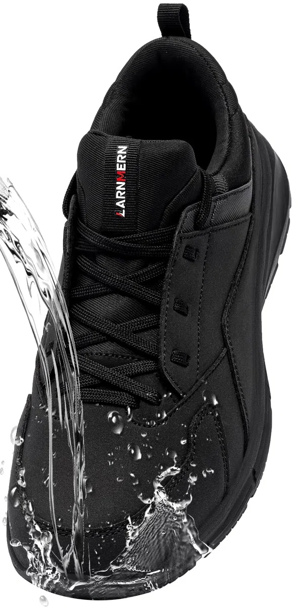 LARNMERN Chaussures de Cuisine Hommes Femmes SRC Antidérapantes Chaussures de Travail Imperméable Léger Confort Gym Hôpitaux