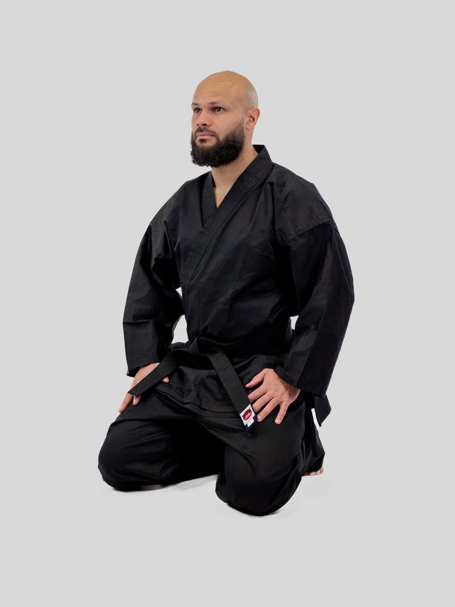 Kimono Karaté Noir Yok Taille 180cm