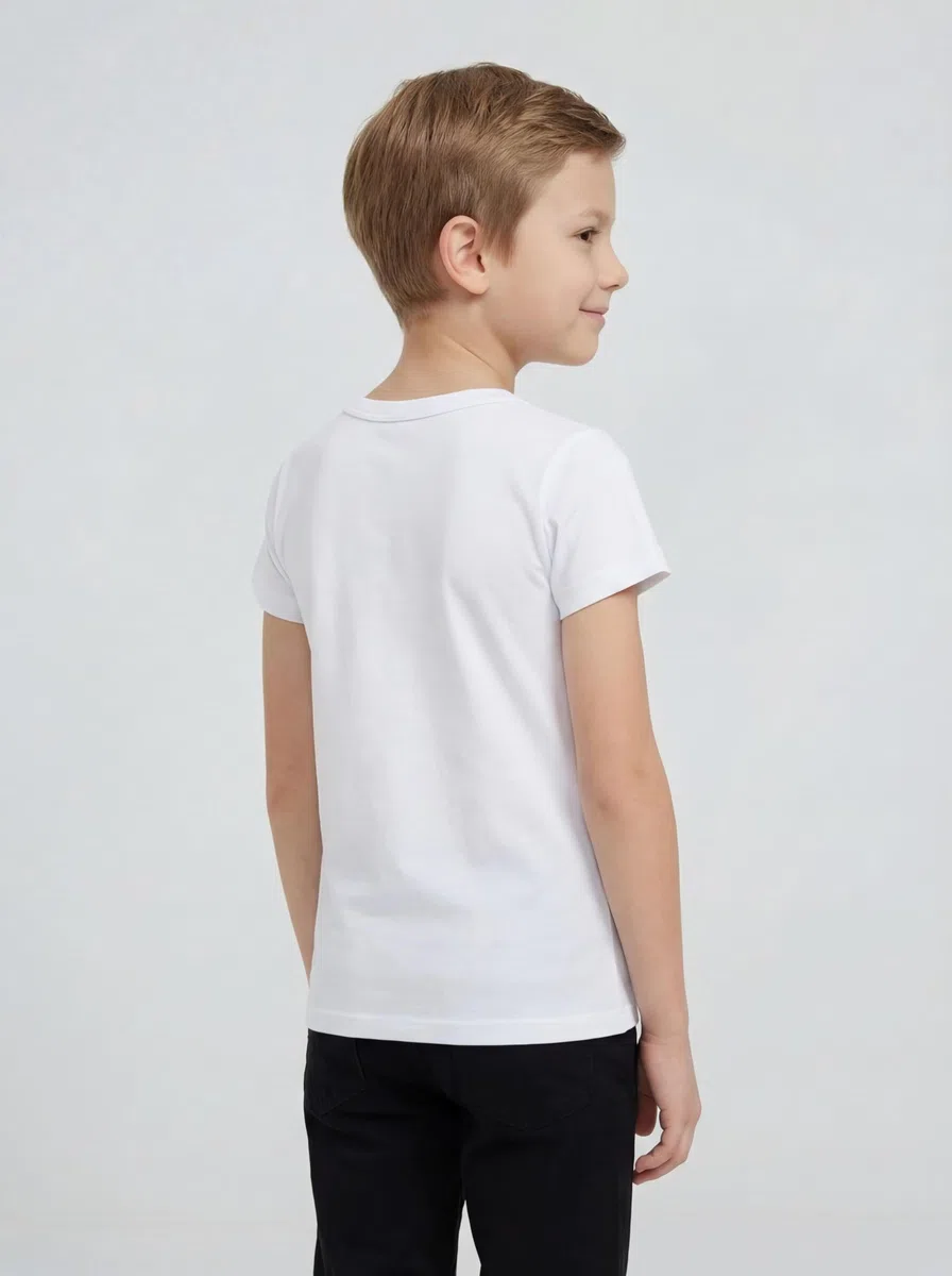 TupTam Maillot de Corps Enfant Lot de 5 Débardeurs Garçon Manches Courtes 100% Coton