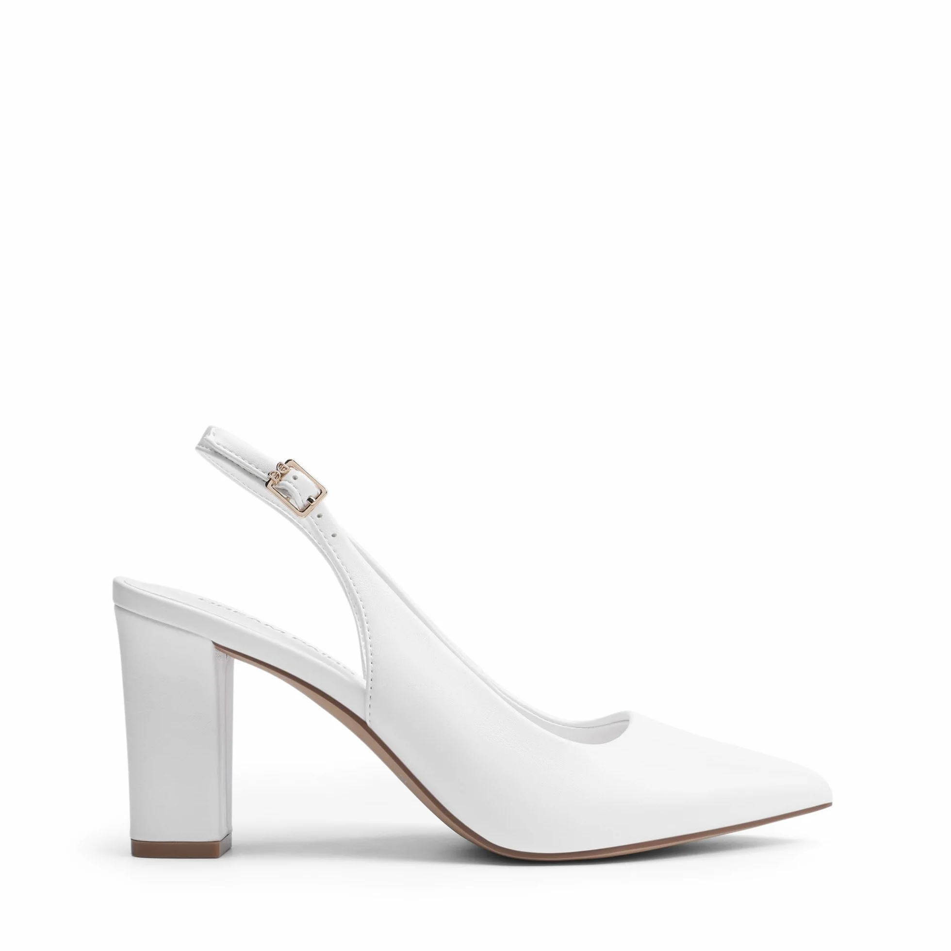 DREAM PAIRS Escarpins Femme Slingback Bout Pointu Talon Carré Chaussures à Talon Bloc Confortables Bureau