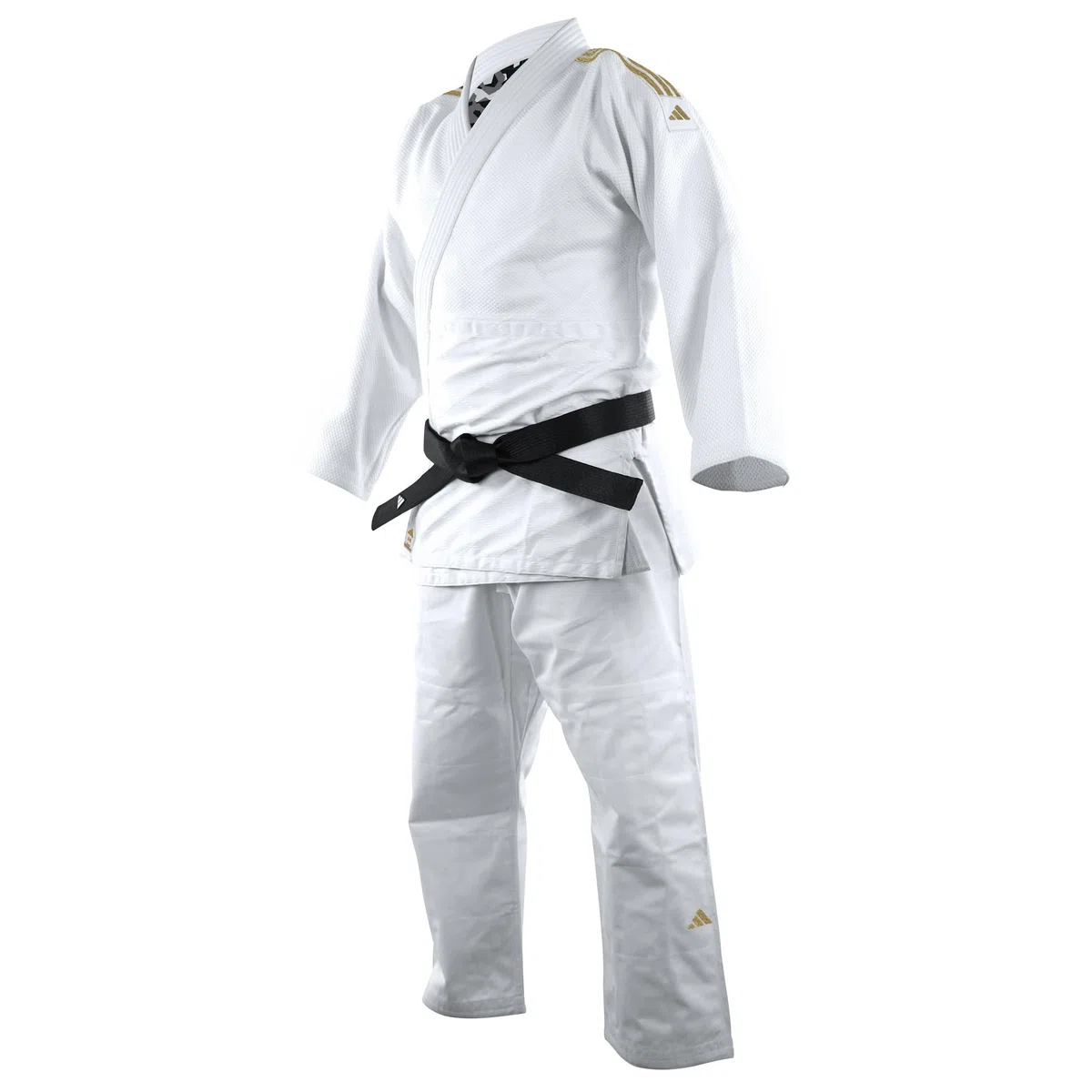 adidas Kimono de Judo Quest (Couleur : Blanc/Noir - Taille : 170)
