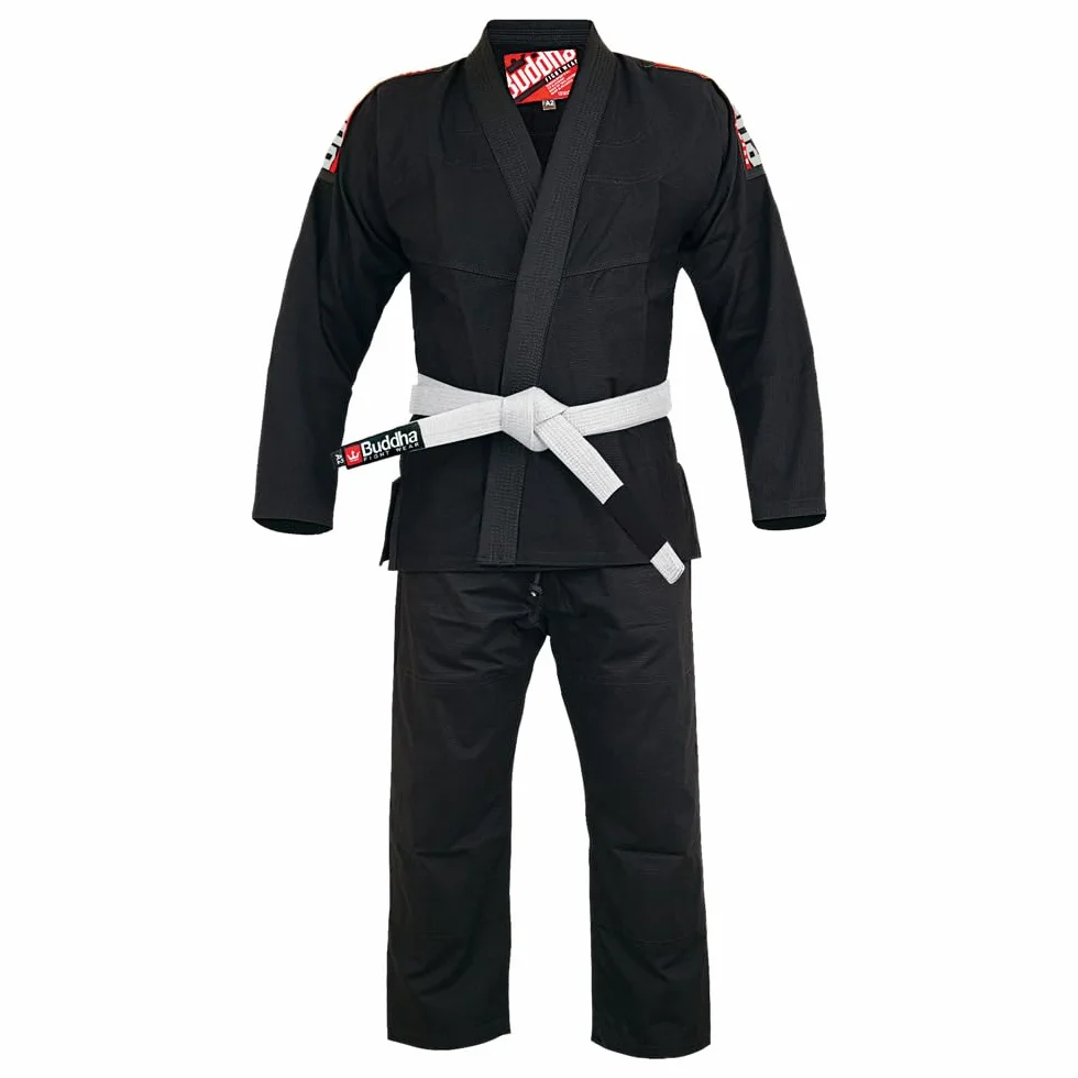 Buddha Fight Wear Kimono Premium Infinity noir