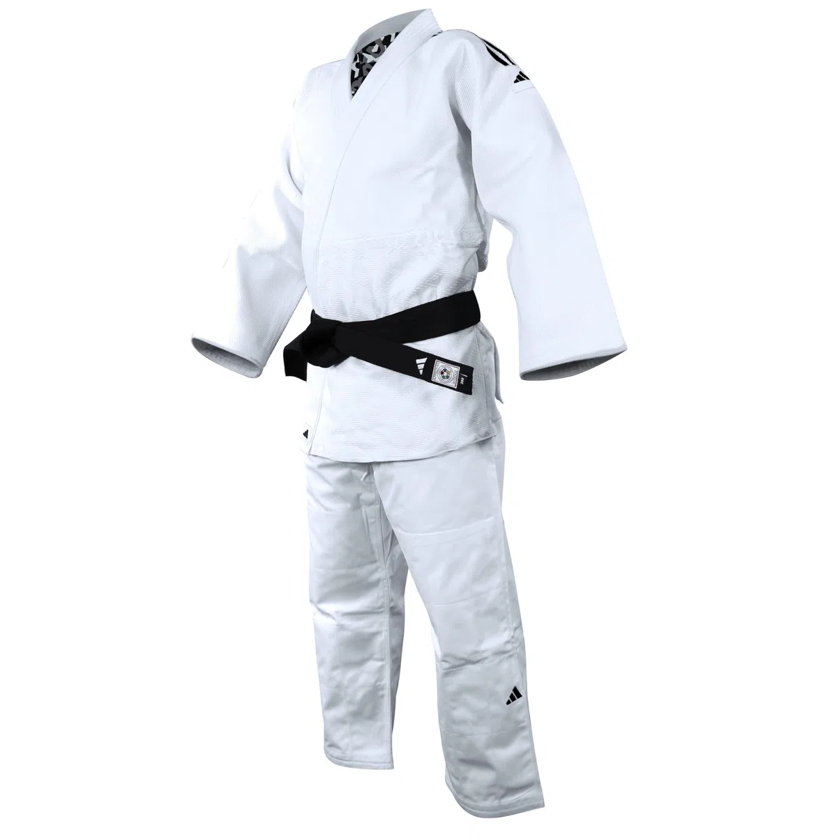 adidas Kimono de Judo Quest (Couleur : Blanc/Noir - Taille : 170)