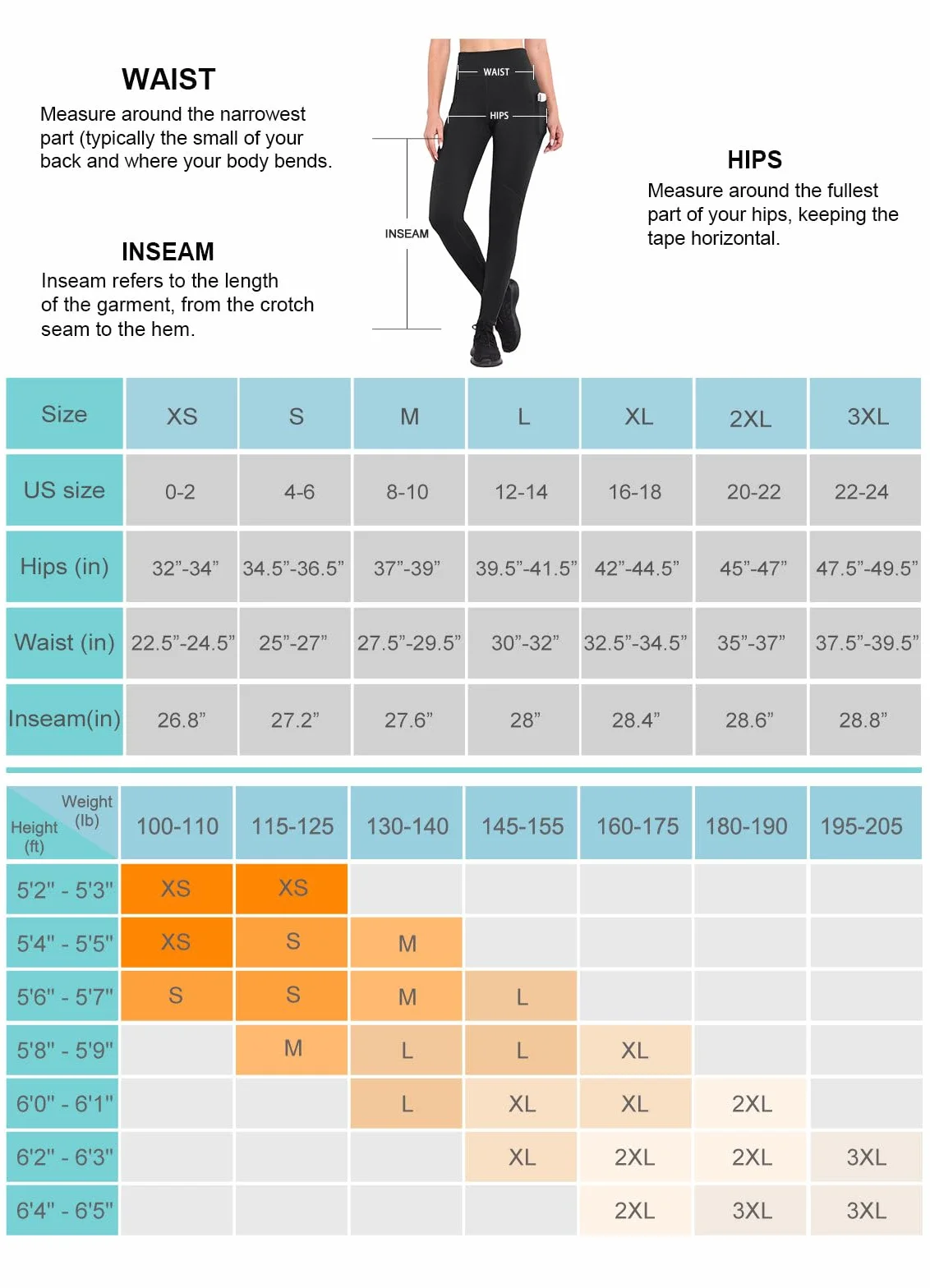 baleaf Legging Thermique doublé en Polaire pour Femme - Pantalon de Course à Pied avec Poches zippées